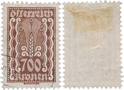 купить Австрия 700 крон Почтовая марка 1922