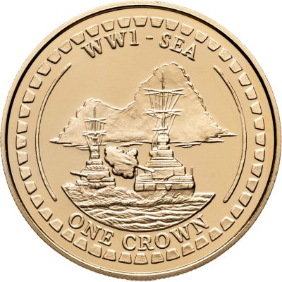 купить Гибралтар 1 крона (crown) 2014 Первая Мировая война - на море