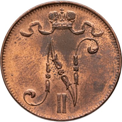 купить 5 пенни (pennia) 1916 Российская Финляндия