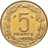 Купить Экваториальная Африка и Камерун 5 франков (francs) 1967