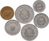 Купить Румыния набор из 6 монет 5, 10, 15, 25 банов (bani) и 1 лей (lei) 1938-2011