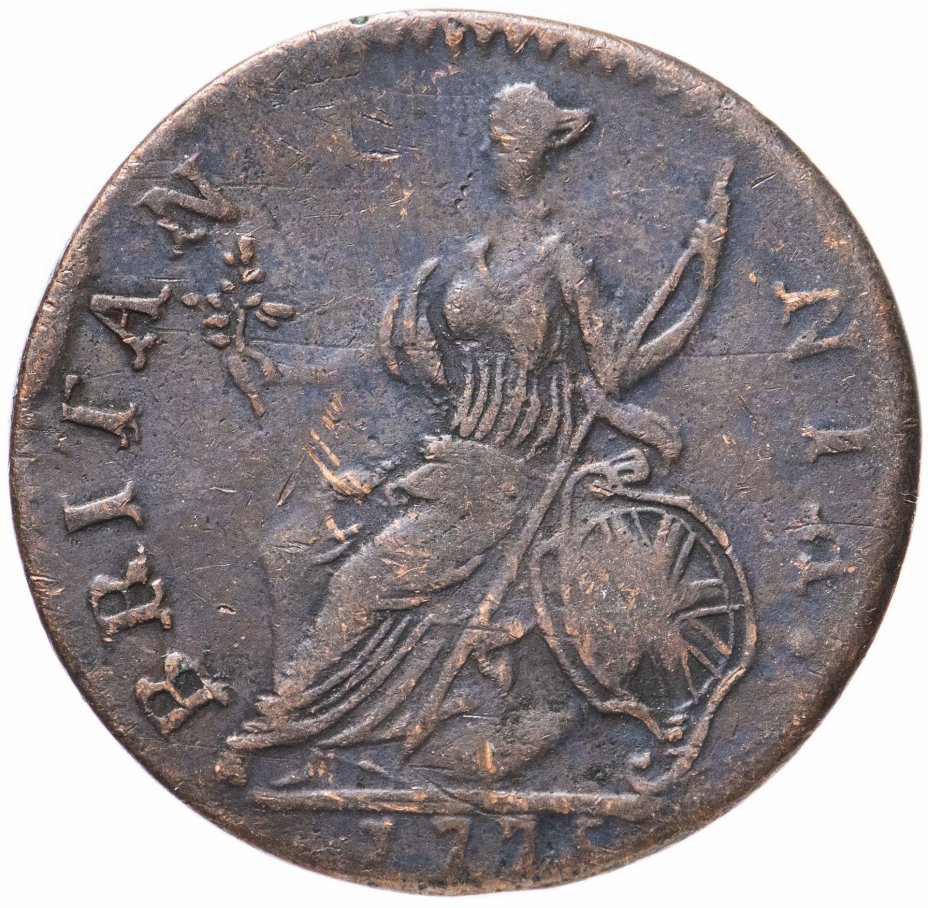 купить Великобритания 1/2  пенни 1775