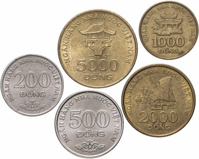 купить Вьетнам, набор из 5 монет 2003 года