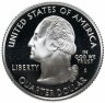 Купить США 25 центов (квотер, 1/4 доллара, quarter dollar) 2008 Нью-Мексико