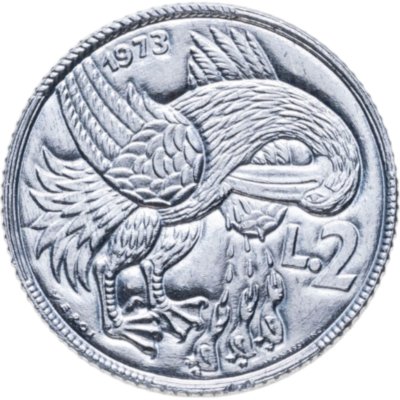 купить Сан-Марино 2 лиры 1973