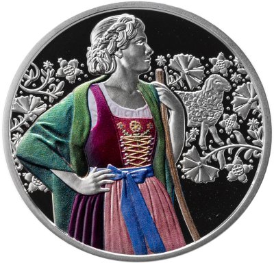 купить Австрия 10 евро 2026 "Традиция и мода - шерстяная ткань лоден" в футляре с сертификатом