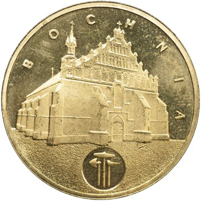купить Польша 2 злотых 2006 [KM#Y.543] Древние города Польши. Бохня