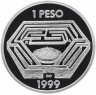 Купить Аргентина 1 песо 1999 Proof Боргес