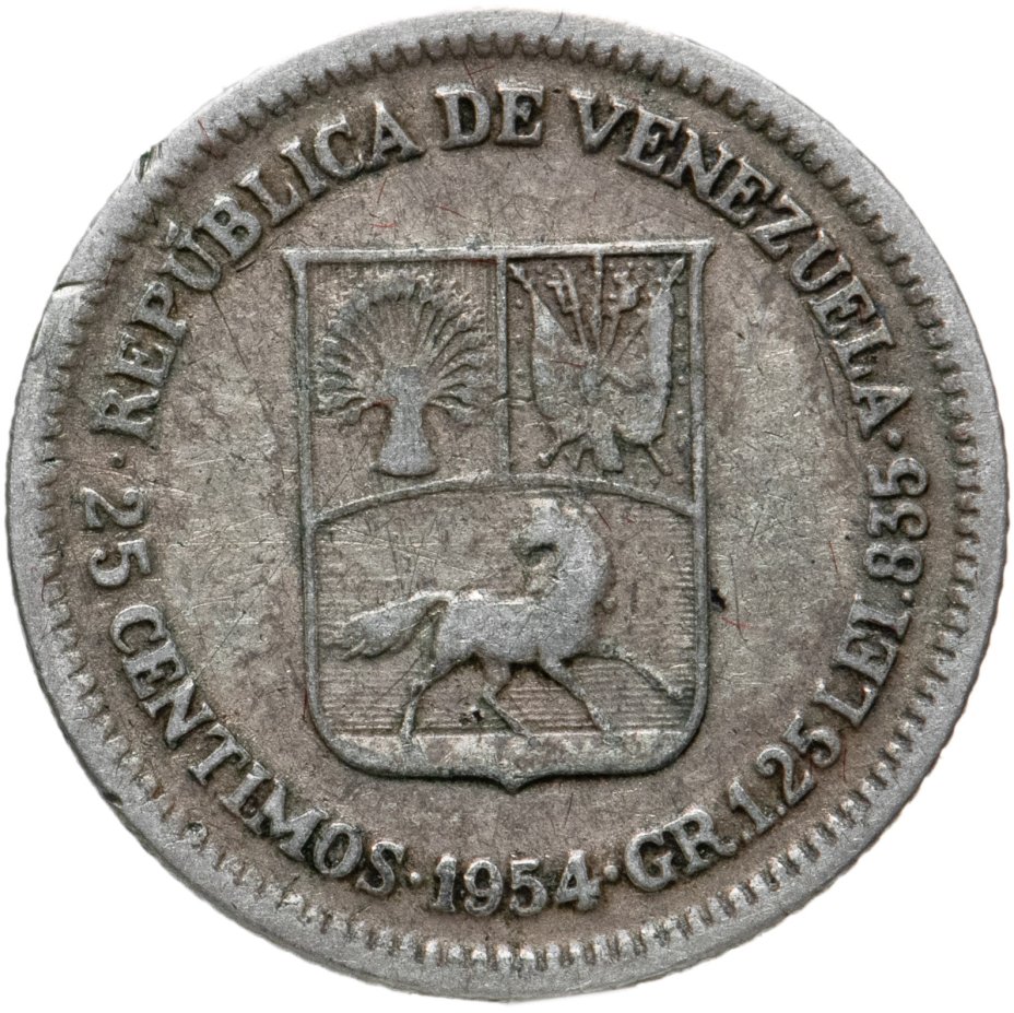 купить Венесуэла 50 сентимо (centimos) 1954
