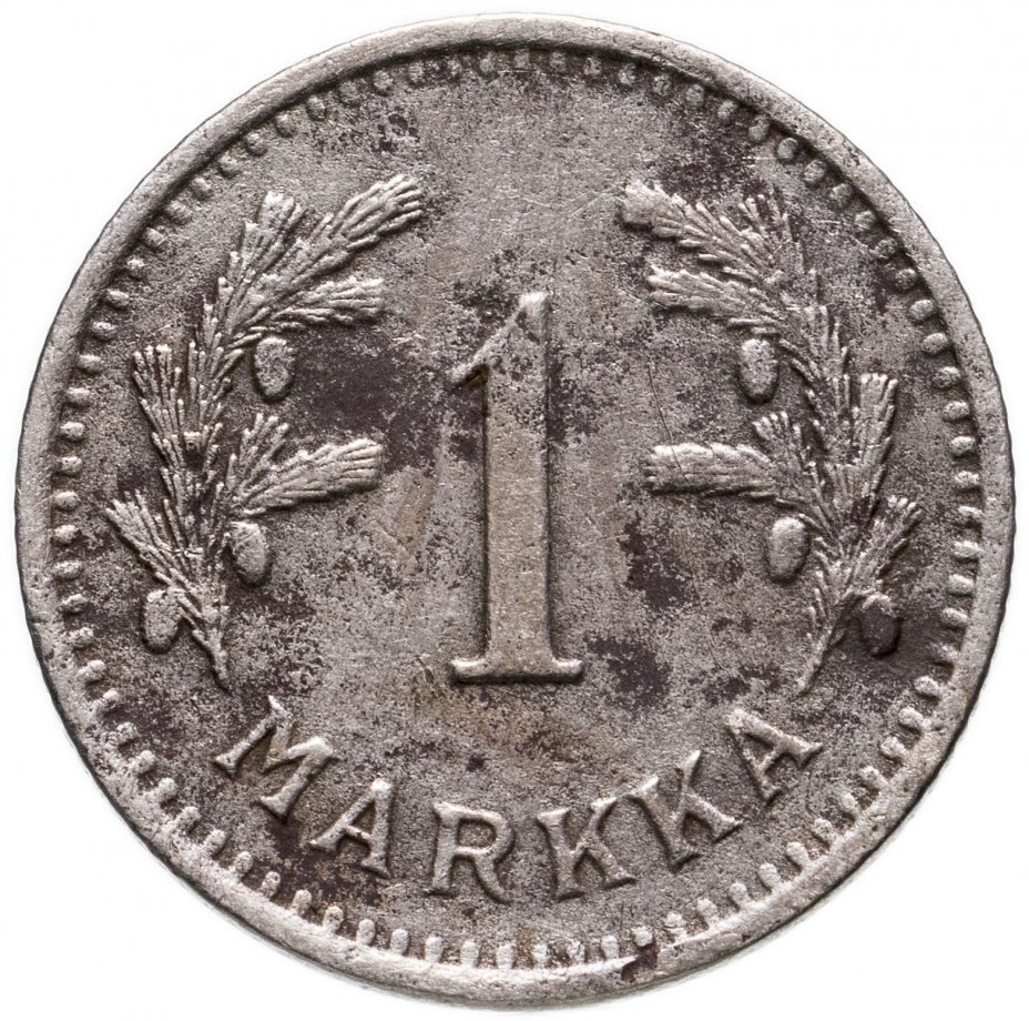 купить Финляндия 1 марка (markka) 1940  Медно-никелевый сплав /серый цвет/