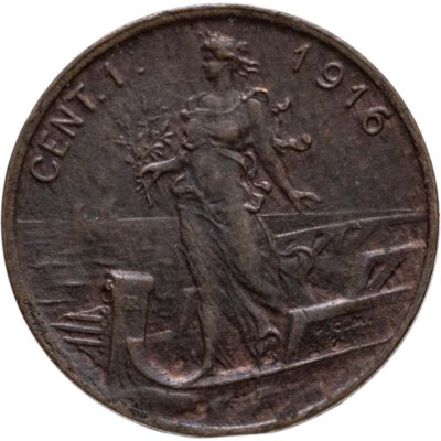 купить Италия 1 чентезимо (centesimo) 1916