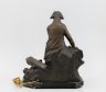 Купить Светильник, силуминовый сплав, камень, Франция, 1900-1950 гг.