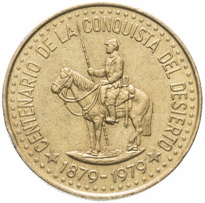 купить Аргентина 100 песо (pesos) 1979 "100 лет завоевания Патагонии"