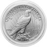 Купить США 1 доллар 2025  Р "Peace dollar мирный доллар"  в футляре с сертификатом
