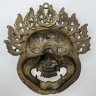 Купить Настенный декор-маска "Махакала" (божество в буддизме, охранник и защитник учения Будды), металл, литье, Азия, 1970-1990 гг.