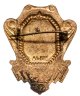 Купить Знак "Отличник народного просвещения УССР", бронза, эмаль, булавка. СССР, 1940-1960 г.