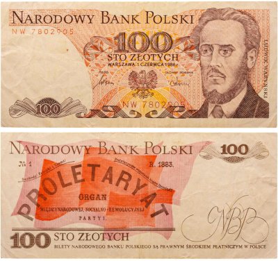 купить Польша 100 злотых 1986