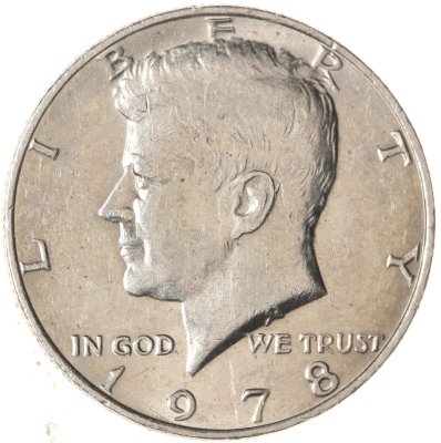купить США 50 центов (1/2 доллара, half dollar) 1978 Kennedy Half Dollar (Кеннеди) без обозначения монетного двора