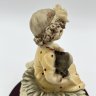 Купить Статуэтка "Девочка с утокой" автор G.Armani, фарфор, дерево, роспись, Capodimonte (Каподимонте), Италия, 1993-2000 гг.