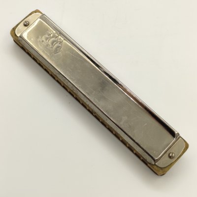 купить Гармоника губная детская "Нева", Ленинградский завод «Автоарматура», металл, дерево, СССР, 1964-1974 гг.