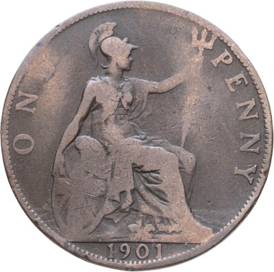 купить Великобритания 1 пенни (penny) 1901