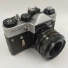Купить Фотоаппарат "Зенит-ЕТ" c объективом "Гелиос-44" в оригинальном кофре, металл, пластик, стекло, кожа, Белорусское оптико-механическое объединение (БелОМО), СССР, 1984 г.
