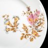 Купить Тарелка обеденная с цветочным декором, фарфор, деколь, Товарищество М.С. Кузнецова, Российская империя, 1889-1917 гг.