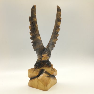 купить Статуэтка "Орёл", дерево, резьба, лак, СССР, 1970-1990 гг.