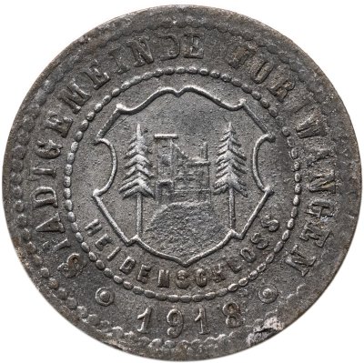 купить Германия, Эданшлос 25 пфеннигов 1918