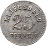 Купить Германия, Эданшлос 25 пфеннигов 1918