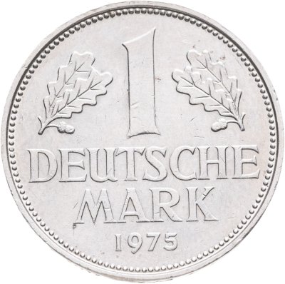 купить Германия 1 марка 1975, знак монетного двора: "D" - Мюнхен