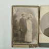 Купить Набор из двух фотографий на паспарту, фотоателье Е. Кукулевич в Ялте, бумага, картон, печать, Российская империя, 1890-1917 гг.