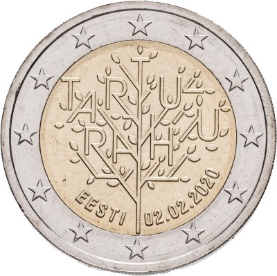 купить Эстония 2 евро (euro) 2020 100-летие Тартуского мирного договора между РСФСР и Эстонией