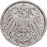 Купить Германия 1 марка (mark) 1906  J знак монетного двора: "J" - Гамбург