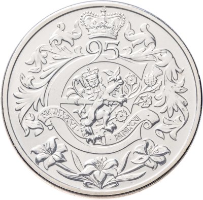 купить Джерси 5 фунтов (pounds) 2021 "95 лет со дня рождения Королевы Елизаветы II" в коинкарте
