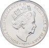 Купить Джерси 5 фунтов (pounds) 2021 "95 лет со дня рождения Королевы Елизаветы II" в коинкарте