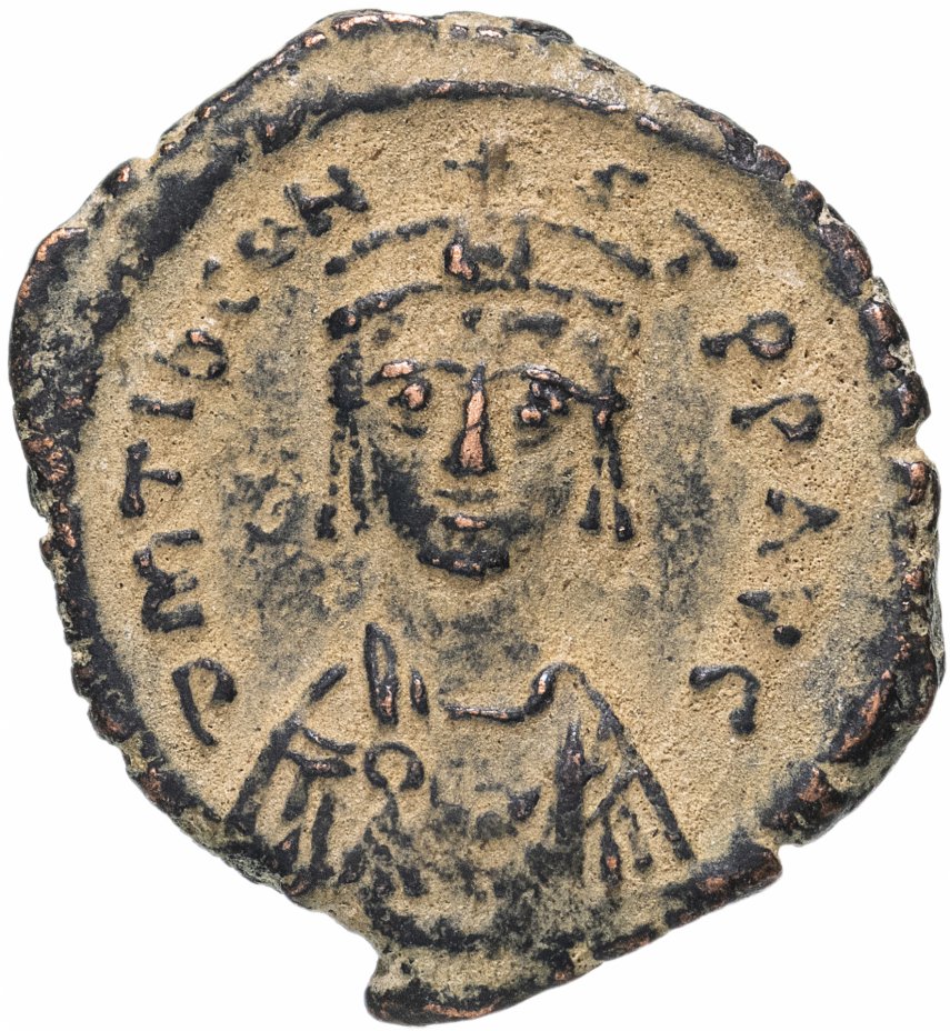 купить Византийская империя, Тиберий Константин, 578-582 годы, 1/4 фоллиса.