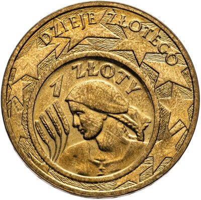 купить Польша 2 злотых 2004 "История польского злотого - 1 злотый 1924"