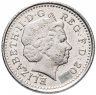 Купить Великобритания 5 пенсов (pence) 1998-2008 королева пожилая