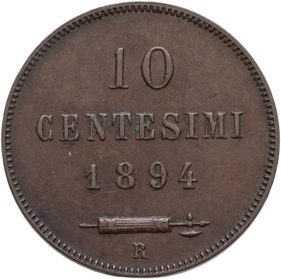 купить Сан-Марино 10 чентезимо (centesimi) 1894
