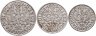 Купить Польша, набор из 3 монет 1923 года