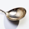 Купить Ложка для варенья с растительным декором, серебро 84 пр., гравировка, золочение, мастер-монограммист "НП", Российская империя, 1908-1917 гг.