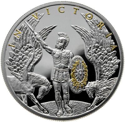купить Ниуэ 1 доллар 2015 Proof "Виктория - богиня победы. IN VICTORIA" в футляре с сертификатом