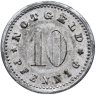 Купить Германия "Шробенхаузен" 10 пфеннигов 1917 нотгельд