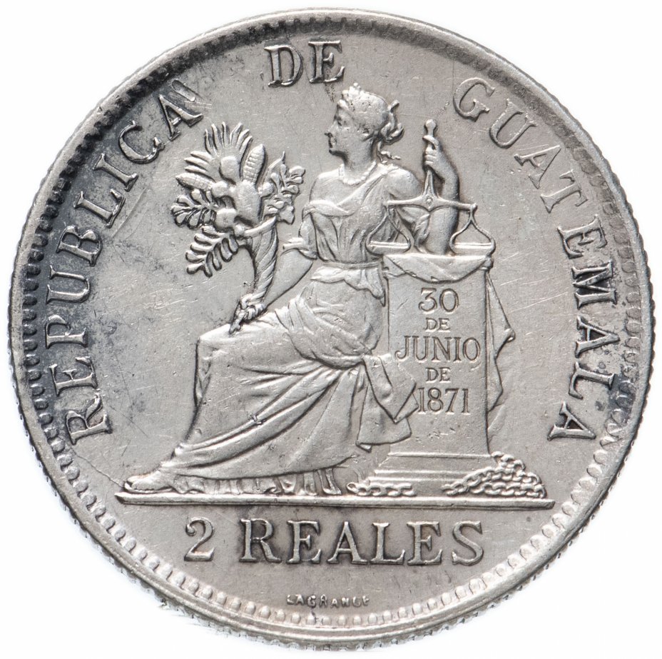 купить Гватемала 2 реала 1898