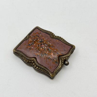 купить Пудреница "Бабочка", Артель 30-летия Октября, металл, СССР, 1950-1960 гг.