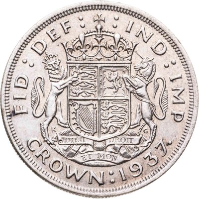 купить Великобритания 1 крона (crown) 1937 Коронация Короля Георга VI