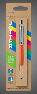 Купить Шариковая ручка Parker Jotter ORIGINALS ORANGE CT, стержень: Mblue ЭКО-УПАКОВКА, Металлы: нержавеющая сталь, пластик, 2026 г.
