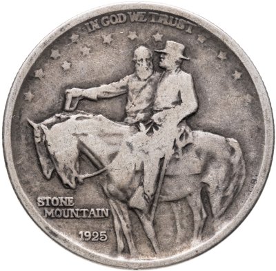 купить США 50 центов (1/2 доллара, half dollar) 1925 "Мемориал Стоун-Маунтин"