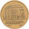 Купить Саар 10 франков (francs) 1954